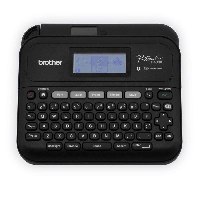 Brother P-Touch Business Expert Connected Label Maker, With 2 Rolls Sample Tapes, 30 mm/s Print Speed, 7.4 x 7 x 2.8 (BRTPTD460BTVP)
