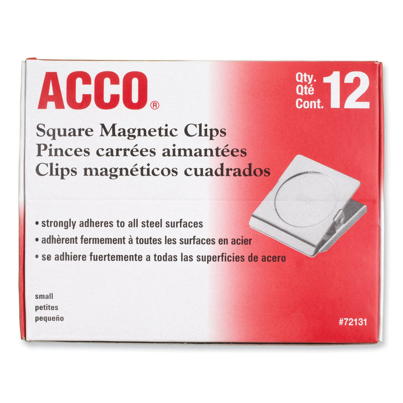 ACCO Magnetic Clips, 0.88", Silver (ACC72131)