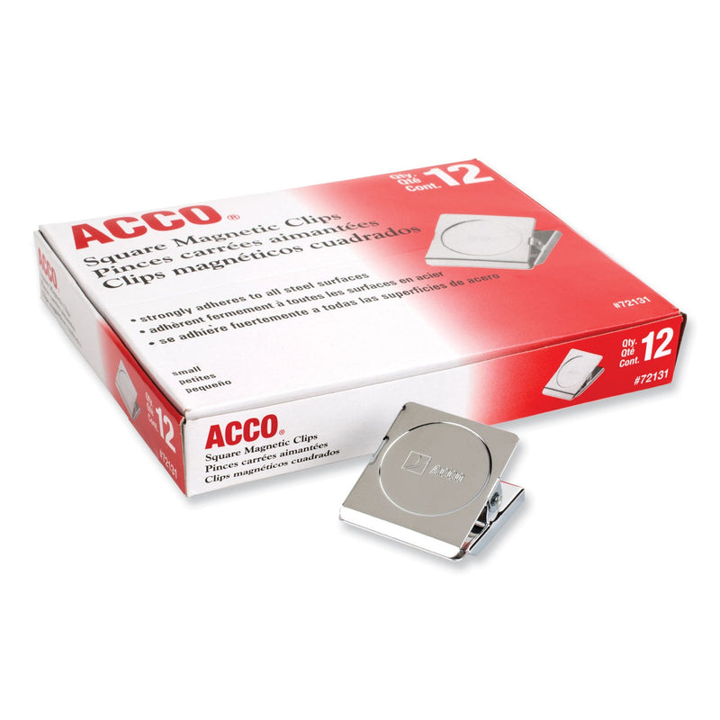 ACCO Magnetic Clips, 0.88", Silver (ACC72131)
