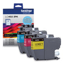 Brother Original Standard Yield Inkjet Ink Cartridge - Cyan, Magenta, Yellow - 3 Pack - Inkjet - Standard Yield - 3 Pack (BRTLC4023PKS)