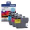 Brother Original Standard Yield Inkjet Ink Cartridge - Cyan, Magenta, Yellow - 3 Pack - Inkjet - Standard Yield - 3 Pack (BRTLC4023PKS)