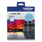 Brother Original High/Standard Yield Inkjet Ink Cartridge - Black - 2 Pack - 550 Pages (BRTLC4022PKS)