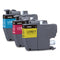 Brother Original Standard Yield Inkjet Ink Cartridge - Cyan, Magenta, Yellow - 3 Pack - Inkjet - Standard Yield - 3 Pack (BRTLC4023PKS)