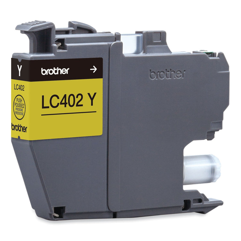 Brother LC402YS Ink, 550 Page-Yield, Yellow (BRTLC402YS)