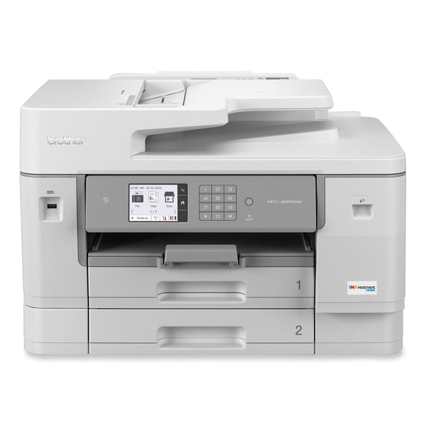 Brother MFC-J6955DW INKvestment Tank All-in-One Color Inkjet Printer, Copy/Fax/Print/Scan (BRTMFCJ6955DW)