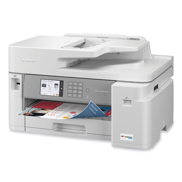 Brother MFC-J5855DW INKvestment Tank All-in-One Color Inkjet Printer, Copy/Fax/Print/Scan (BRTMFCJ5855DW)