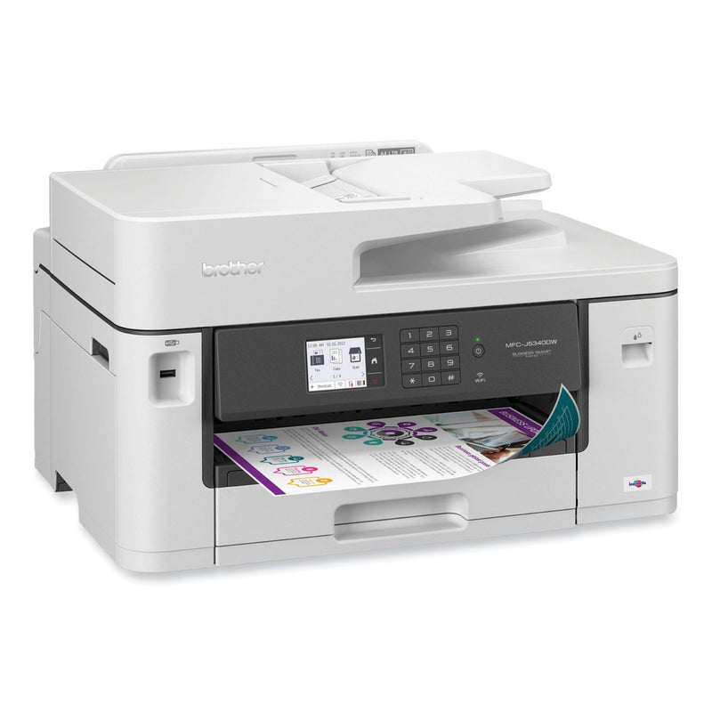 Brother MFC-J5340DW Business All-in-One Color Inkjet Printer, Copy/Fax/Print/Scan (BRTMFCJ5340DW)
