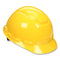 3M™ SecureFit Hard Hat with Uvicator, Four-Point Ratchet Suspension, Yellow (MMMH702SFRUV)