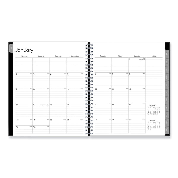 Blue Sky® Enterprise Monthly Planner, 10 x 8, Black Cover, 12-Month (Jan to Dec): 2025 (BLS131794)