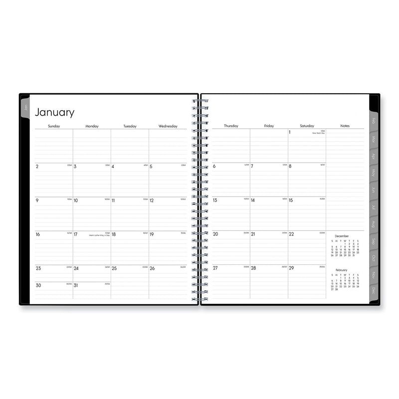 Blue Sky® Enterprise Monthly Planner, 10 x 8, Black Cover, 12-Month (Jan to Dec): 2025 (BLS131794)