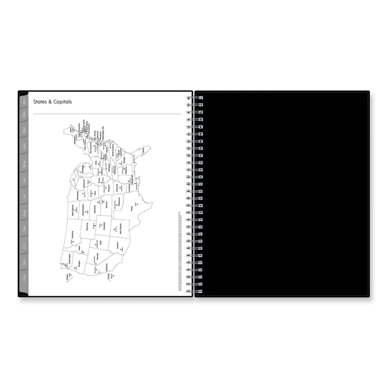 Blue Sky® Enterprise Monthly Planner, 10 x 8, Black Cover, 12-Month (Jan to Dec): 2025 (BLS131794)