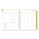 Blue Sky® Day Designer Navy Stripe Daily/Monthly Planner, Horizontal Stripe Artwork, 10 x 8, Navy/White Cover, 12-Month (Jan-Dec): 2025 (BLS142098)