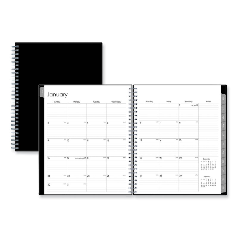 Blue Sky® Enterprise Monthly Planner, 10 x 8, Black Cover, 12-Month (Jan to Dec): 2025 (BLS131794)