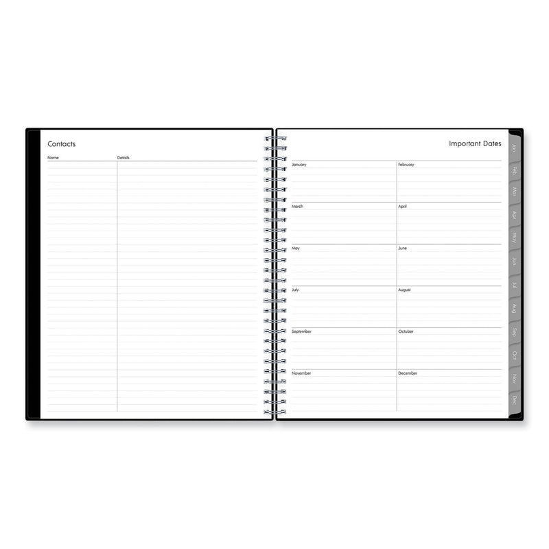Blue Sky® Enterprise Monthly Planner, 10 x 8, Black Cover, 12-Month (Jan to Dec): 2025 (BLS131794)