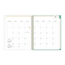 Blue Sky® Day Designer Academic Year Weekly/Monthly Frosted Planner, Palms Artwork, 11 x 8.5, 12-Month (July to June): 2024 to 2025 (BLS137891)