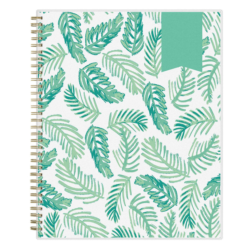 Blue Sky® Day Designer Academic Year Weekly/Monthly Frosted Planner, Palms Artwork, 11 x 8.5, 12-Month (July to June): 2024 to 2025 (BLS137891)