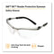 3M™ BX Molded-In Diopter Safety Glasses, +2.0 Diopter Strength, Black/Silver Plastic Frame, Clear Polycarbonate Lens (MMM1137500000)