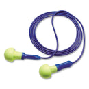 3M™ E-A-R Push-Ins Single Use Earplugs, Corded, 28 dB NRR, Blue/Yellow, 200 Pairs (MMM3183000)