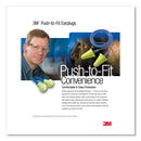 3M™ E-A-R Push-Ins Single Use Earplugs, Corded, 28 dB NRR, Blue/Yellow, 200 Pairs (MMM3183000)