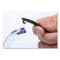 3M™ Solus 1000 Series Safety Glasses, Black/Blue Plastic Frame, Clear Polycarbonate Lens (MMMS1101SGAFKT)