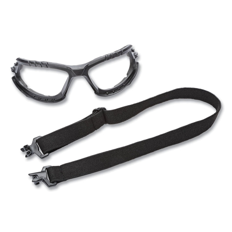 3M™ Solus 1000-Series Safety Glasses, Green Plastic Frame, Clear Polycarbonate Lens (MMMS1201SGAFKT)