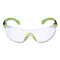 3M™ Solus 1000-Series Safety Glasses, Black/Green Plastic Frame, Clear Polycarbonate Lens (MMMS1201SGAF)