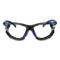 3M™ Solus 1000 Series Safety Glasses, Black/Blue Plastic Frame, Clear Polycarbonate Lens (MMMS1101SGAFKT)