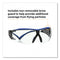 3M™ SecureFit Protective Eyewear, 200 Series, Blue/Gray Plastic Frame, Clear Polycarbonate Lens (MMMSF204SGAFBLU)