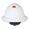 3M™ SecureFit H-Series Hard Hats, H-800 Hat with UV Indicator, 4-Point Pressure Diffusion Ratchet Suspension, White (MMMH801SFRUV)