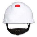 3M™ SecureFit H-Series Hard Hats, H-700 Front-Brim Cap with UV Indicator, 4-Point Pressure Diffusion Ratchet Suspension, White (MMMH701SFVUV)