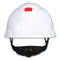 3M™ SecureFit H-Series Hard Hats, H-700 Front-Brim Cap with UV Indicator, 4-Point Pressure Diffusion Ratchet Suspension, White (MMMH701SFVUV)