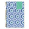 Blue Sky® Day Designer Tile Weekly/Monthly Planner, Geometric Artwork, 8 x 5, Blue/White Cover, 12-Month (Jan to Dec): 2025 (BLS101410)