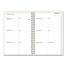 Blue Sky® Day Designer Tile Weekly/Monthly Planner, Geometric Artwork, 8 x 5, Blue/White Cover, 12-Month (Jan to Dec): 2025 (BLS101410)