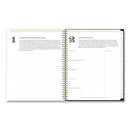 Blue Sky® Day Designer Peyton Create-Your-Own Cover Weekly/Monthly Planner, Floral Artwork, 11 x 8.5, Navy, 12-Month (Jan to Dec): 2025 (BLS103617)