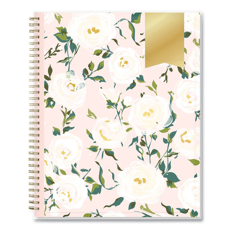 Blue Sky® Day Designer Coming Up Roses Create-Your-Own Cover Weekly/Monthly Planner, Roses Artwork, 11 x 8.5, 12-Month (Jan-Dec): 2025 (BLS140092)