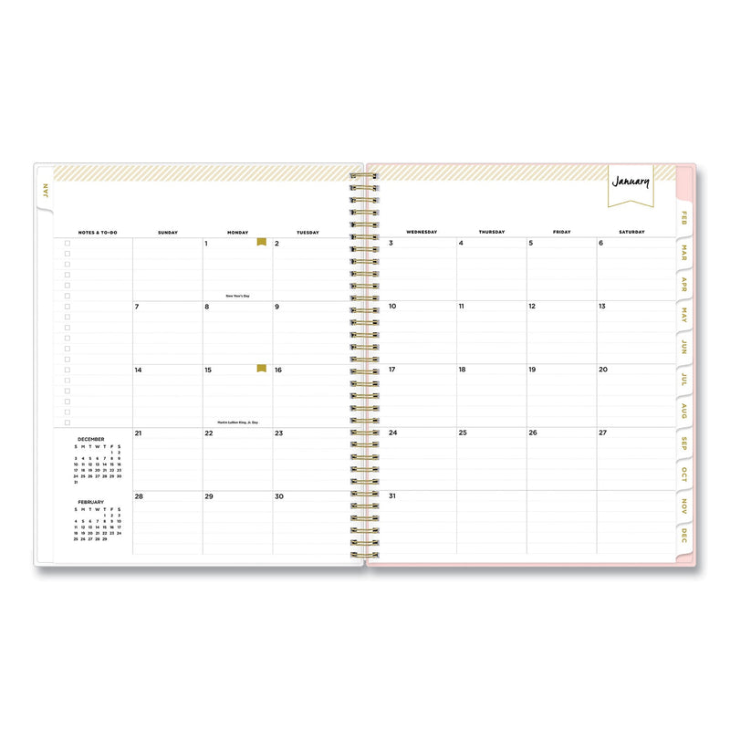 Blue Sky® Day Designer Coming Up Roses Create-Your-Own Cover Weekly/Monthly Planner, Roses Artwork, 11 x 8.5, 12-Month (Jan-Dec): 2025 (BLS140092)