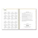 Blue Sky® Day Designer Coming Up Roses Create-Your-Own Cover Weekly/Monthly Planner, Roses Artwork, 11 x 8.5, 12-Month (Jan-Dec): 2025 (BLS140092)