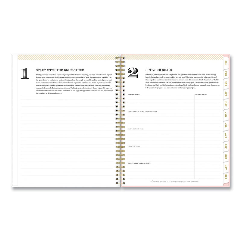 Blue Sky® Day Designer Coming Up Roses Create-Your-Own Cover Weekly/Monthly Planner, Roses Artwork, 11 x 8.5, 12-Month (Jan-Dec): 2025 (BLS140092)