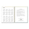 Blue Sky® Day Designer Secret Garden Mint Frosted Weekly/Monthly Planner, Floral Artwork, 11 x 8.5, 12-Month (Jan to Dec): 2025 (BLS140101)