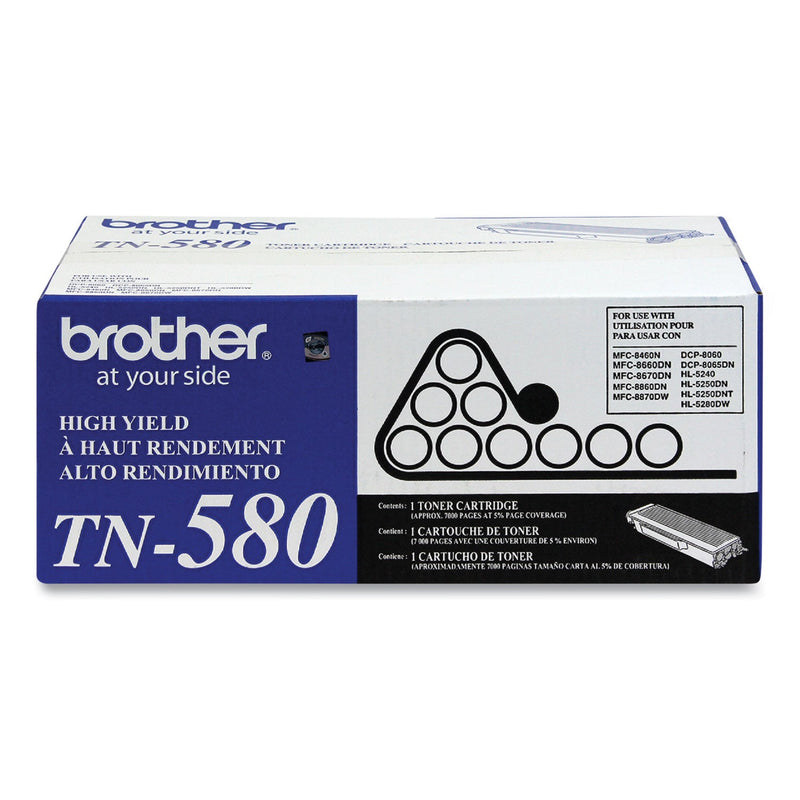 Brother TN580 Toner Cartridge - 1 x Black - 7000 Pages (345761)
