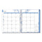 Blue Sky® Lindley Weekly/Monthly Planner, Floral Artwork, 11 x 8.5, White/Blue/Green Cover, 12-Month (Jan to Dec): 2025 (BLS100654)