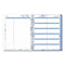 Blue Sky® Lindley Weekly/Monthly Planner, Floral Artwork, 11 x 8.5, White/Blue/Green Cover, 12-Month (Jan to Dec): 2025 (BLS100654)