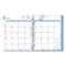 Blue Sky® Lindley Monthly Planner, Floral Artwork, 10 x 8, White/Blue/Green Cover, 12-Month (Jan to Dec): 2025 (BLS101582)