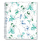 Blue Sky® Lindley Monthly Planner, Floral Artwork, 10 x 8, White/Blue/Green Cover, 12-Month (Jan to Dec): 2025 (BLS101582)
