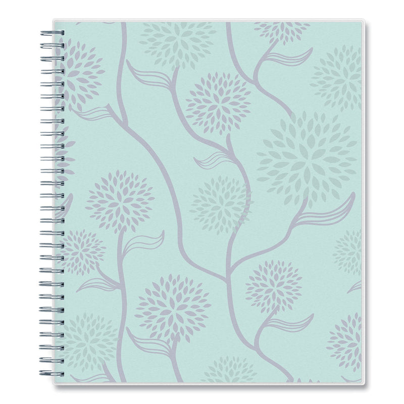 Blue Sky® Rue Du Flore Monthly Planner, Floral Artwork, 10 x 8, Jade/Lavender Cover, 12-Month (Jan to Dec): 2025 (BLS101605)