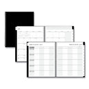 Blue Sky® Teacher's Solid Black Weekly/Monthly Lesson Planner, 2024 to 2025, Nine Classes, Black Cover, (144) 11 x 8.5 Pages (BLS134433)