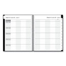 Blue Sky® Teacher's Solid Black Weekly/Monthly Lesson Planner, 2024 to 2025, Nine Classes, Black Cover, (144) 11 x 8.5 Pages (BLS134433)