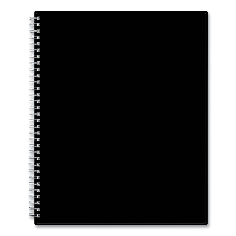 Blue Sky® Teacher's Solid Black Weekly/Monthly Lesson Planner, 2024 to 2025, Nine Classes, Black Cover, (144) 11 x 8.5 Pages (BLS134433)