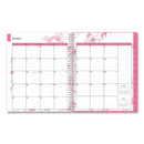 Blue Sky® Breast Cancer Awareness Create-Your-Own Cover Weekly/Monthly Planner, Orchids Artwork, 11 x 8.5, 12-Month (Jan to Dec): 2025 (BLS137268)