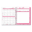 Blue Sky® Breast Cancer Awareness Create-Your-Own Cover Weekly/Monthly Planner, Orchids Artwork, 11 x 8.5, 12-Month (Jan to Dec): 2025 (BLS137268)